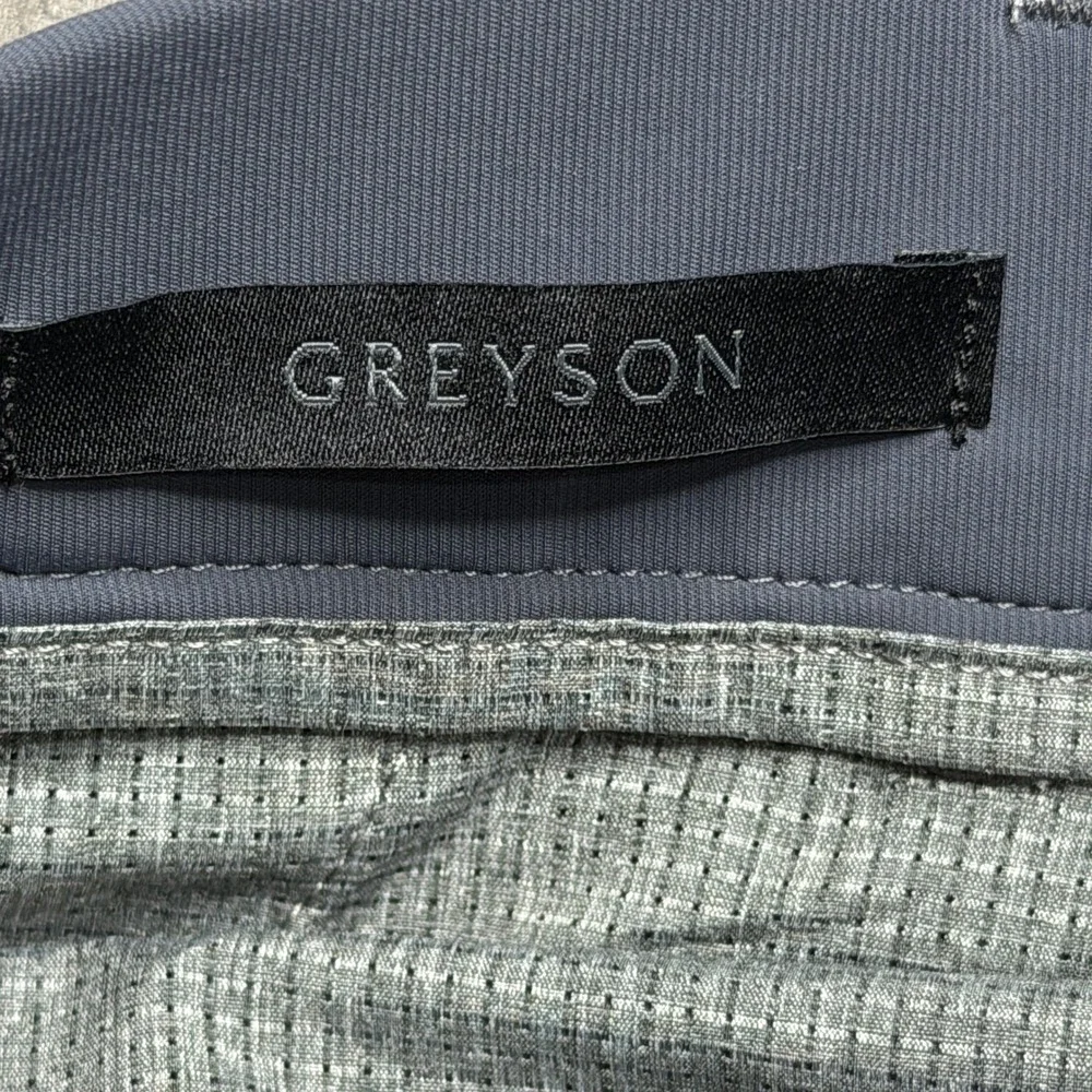 Greyson Golf Pants Mens 32/32 Navy Blue Stretch Performance Slim Fit Trousers